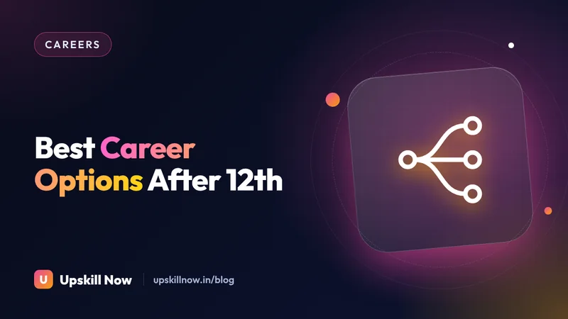 Best Career Options After 12th in Digital Marketing — Upskill Now blog cover